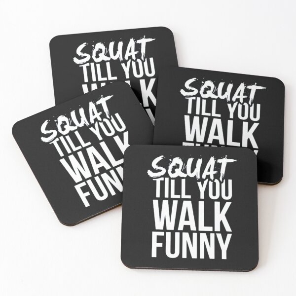 Item preview, Squat Till You Walk Funny! Fitness quotes designed and sold by Vicky021.