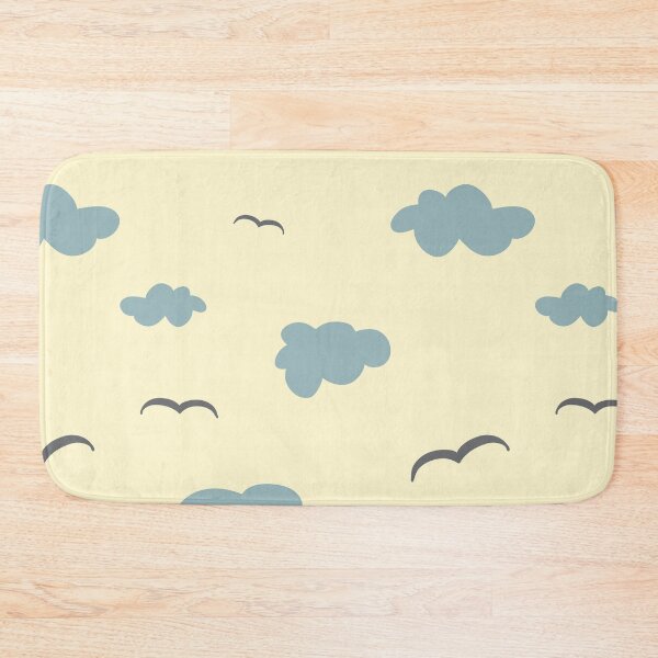 Item preview, Cloud bird sky simple beige seamless pattern  designed and sold by Yana Mustafina | Boho Soulful Designs.