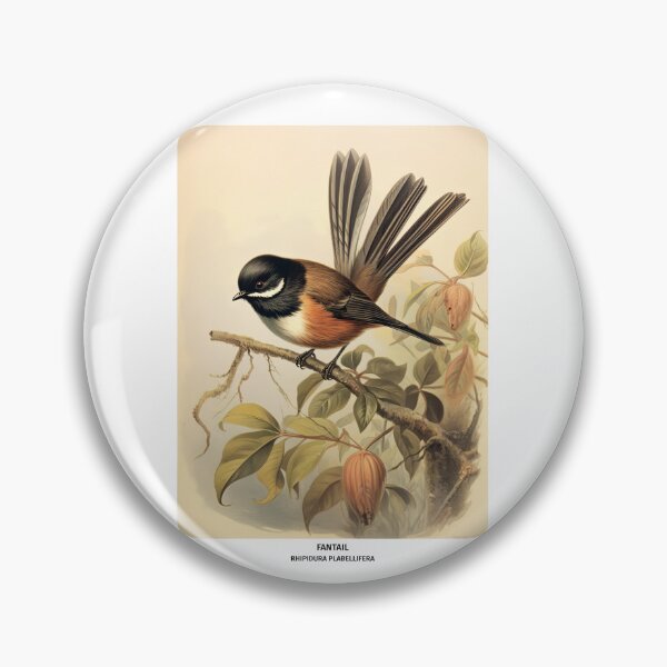 Item preview, Birds of New Zealand - Fantail designed and sold by randomorder.