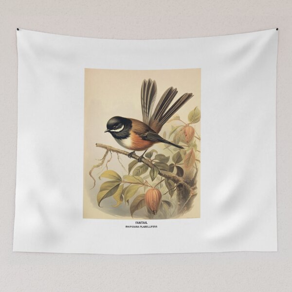 Item preview, Birds of New Zealand - Fantail designed and sold by randomorder.