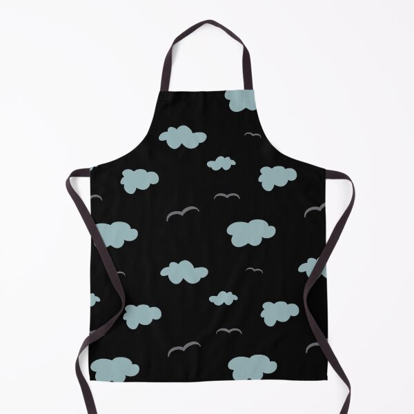 Item preview, Cloud bird sky simple black seamless pattern  designed and sold by Yana Mustafina | Boho Soulful Designs.