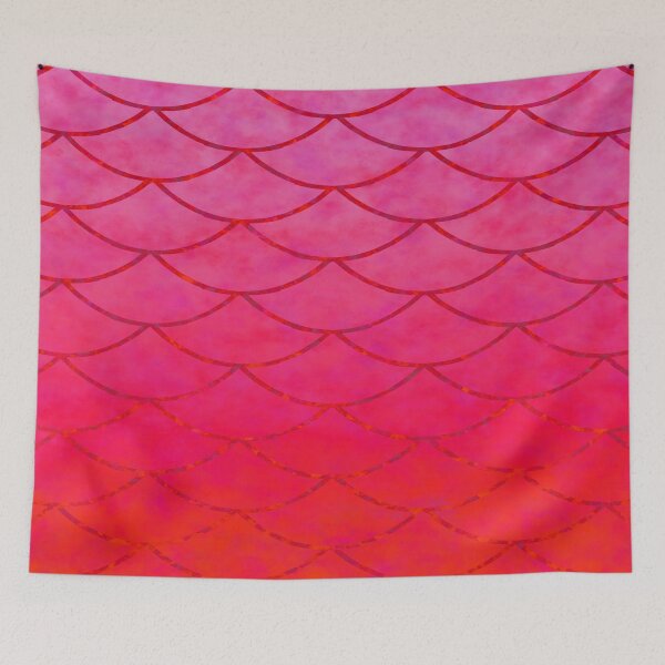 Item preview, Fish Scale in Pink designed and sold by HijabieUkhty.
