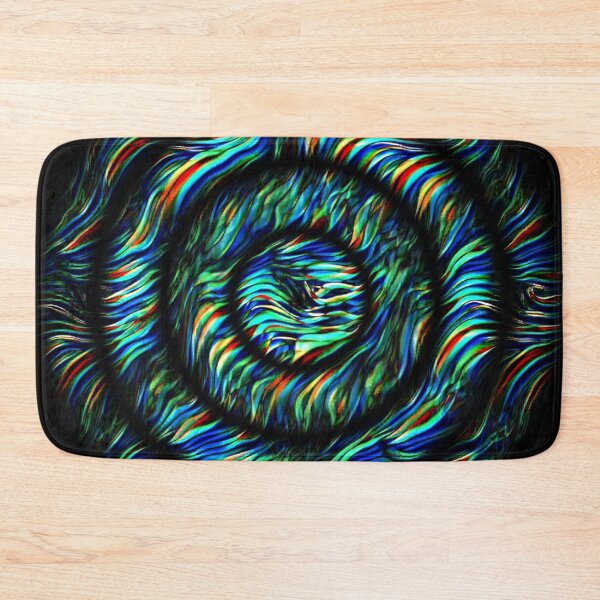 Item preview, concentric zigzag wave pattern in bright colours designed and sold by mister-john.