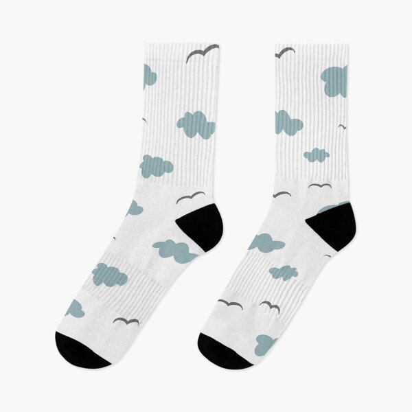 Item preview, Cloud bird sky simple child seamless pattern  designed and sold by Yana Mustafina | Boho Soulful Designs.