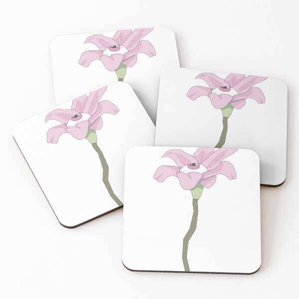 Item preview, Flower with eye - pink designed and sold by Spore -adical.
