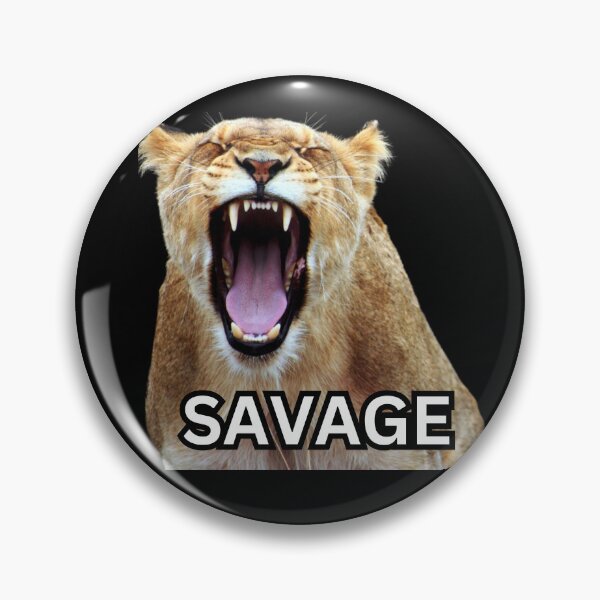 Item preview, Fierce and savage roaring powerful lioness   designed and sold by TheSeasonalYard.