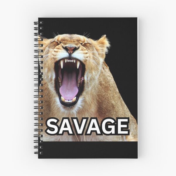 Item preview, Fierce and savage roaring powerful lioness   designed and sold by TheSeasonalYard.