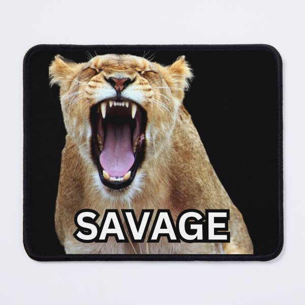 Item preview, Fierce and savage roaring powerful lioness   designed and sold by TheSeasonalYard.