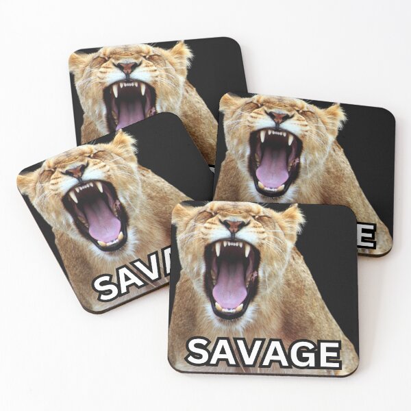 Item preview, Fierce and savage roaring powerful lioness   designed and sold by TheSeasonalYard.
