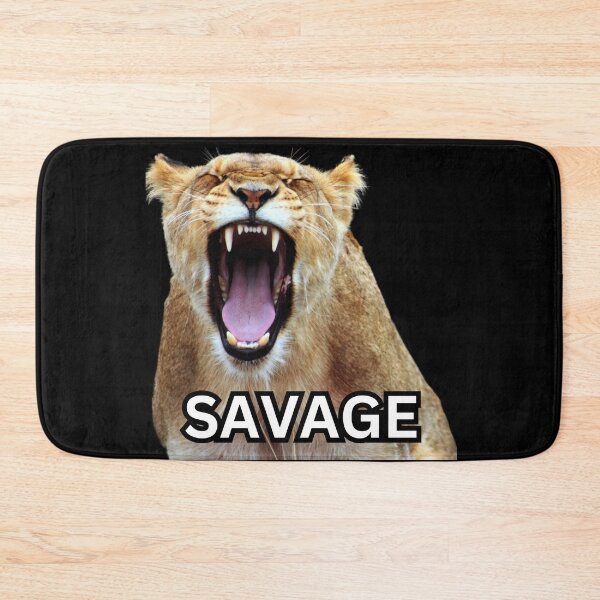 Item preview, Fierce and savage roaring powerful lioness   designed and sold by TheSeasonalYard.