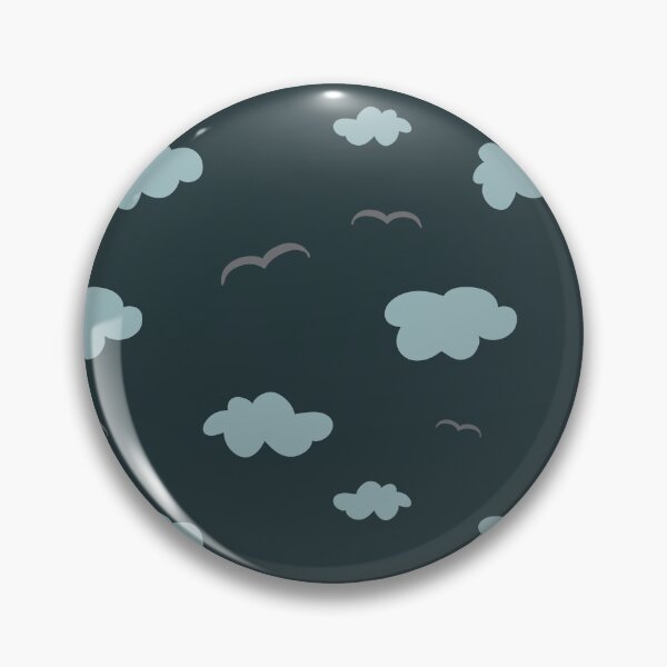 Item preview, Cloud bird sky simple blue seamless pattern  designed and sold by Yana Mustafina | Boho Soulful Designs.