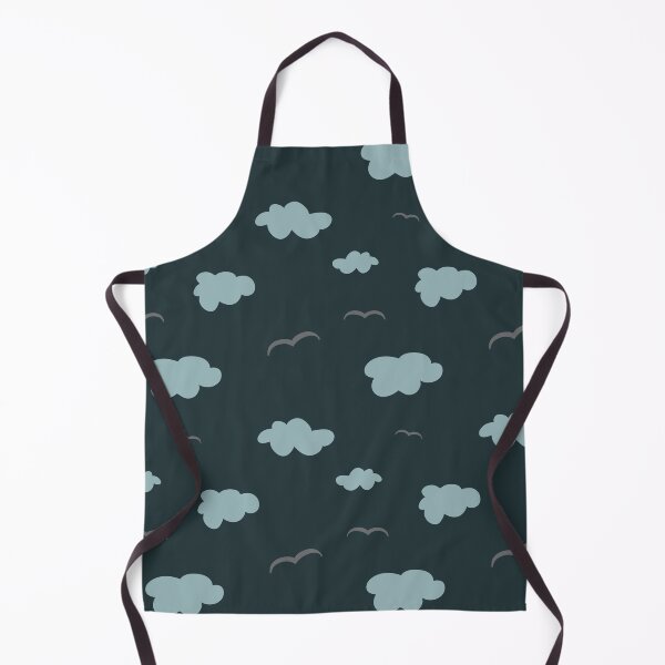 Item preview, Cloud bird sky simple blue seamless pattern  designed and sold by Yana Mustafina | Boho Soulful Designs.