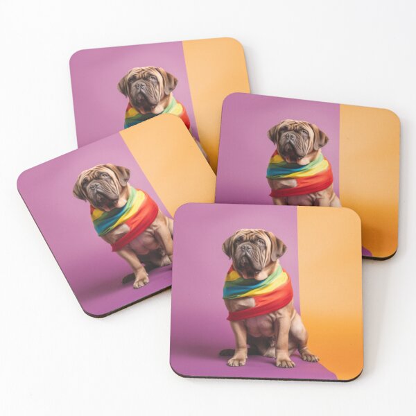Item preview, LGBT+ mastiff designed and sold by MixedModernArt.