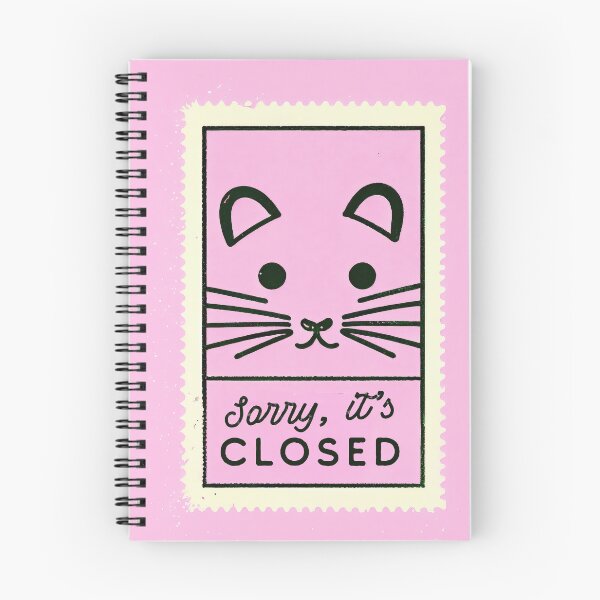 Item preview, Furry Farewell: Sorry Its Closed Sign Furry Stamp Art designed and sold by PinkNomad.