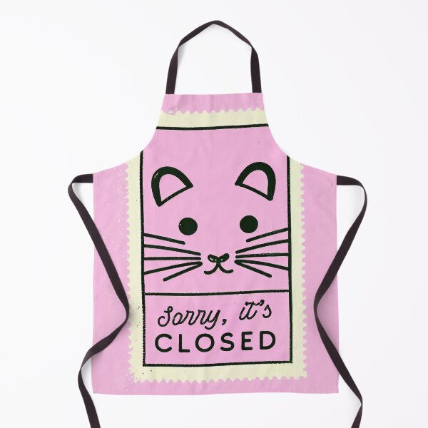 Item preview, Furry Farewell: Sorry Its Closed Sign Furry Stamp Art designed and sold by PinkNomad.