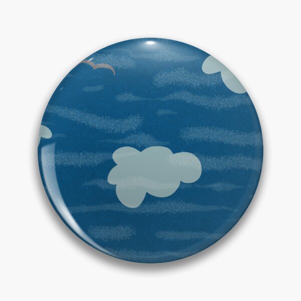 Item preview, Cloud bird sky wave simple seamless pattern  designed and sold by Yana Mustafina | Boho Soulful Designs.
