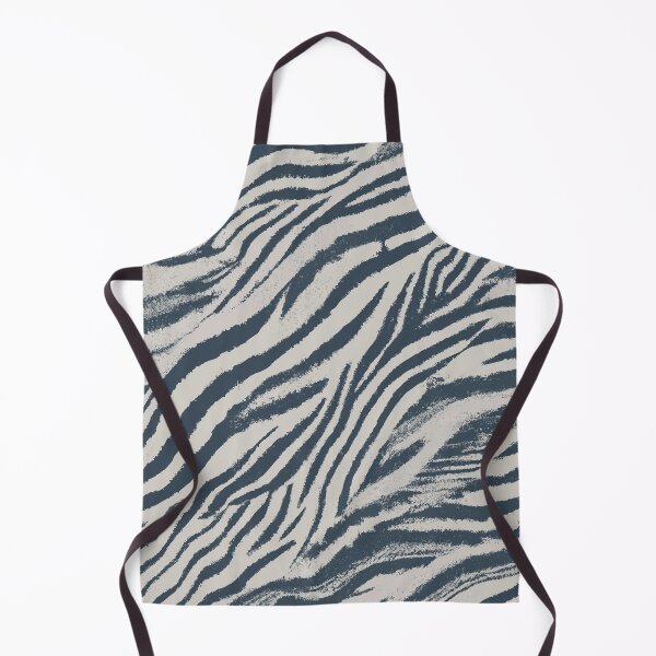 Item preview, Grunge Zebra Pattern in Charcoal Grey / Blue designed and sold by SamJanner.