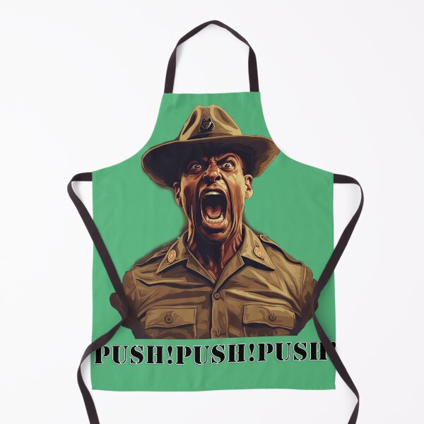 Item preview, "Drill Sergeant Scream: Push, Push, Push!" Fitness Motivation designed and sold by Art-Syndicate.