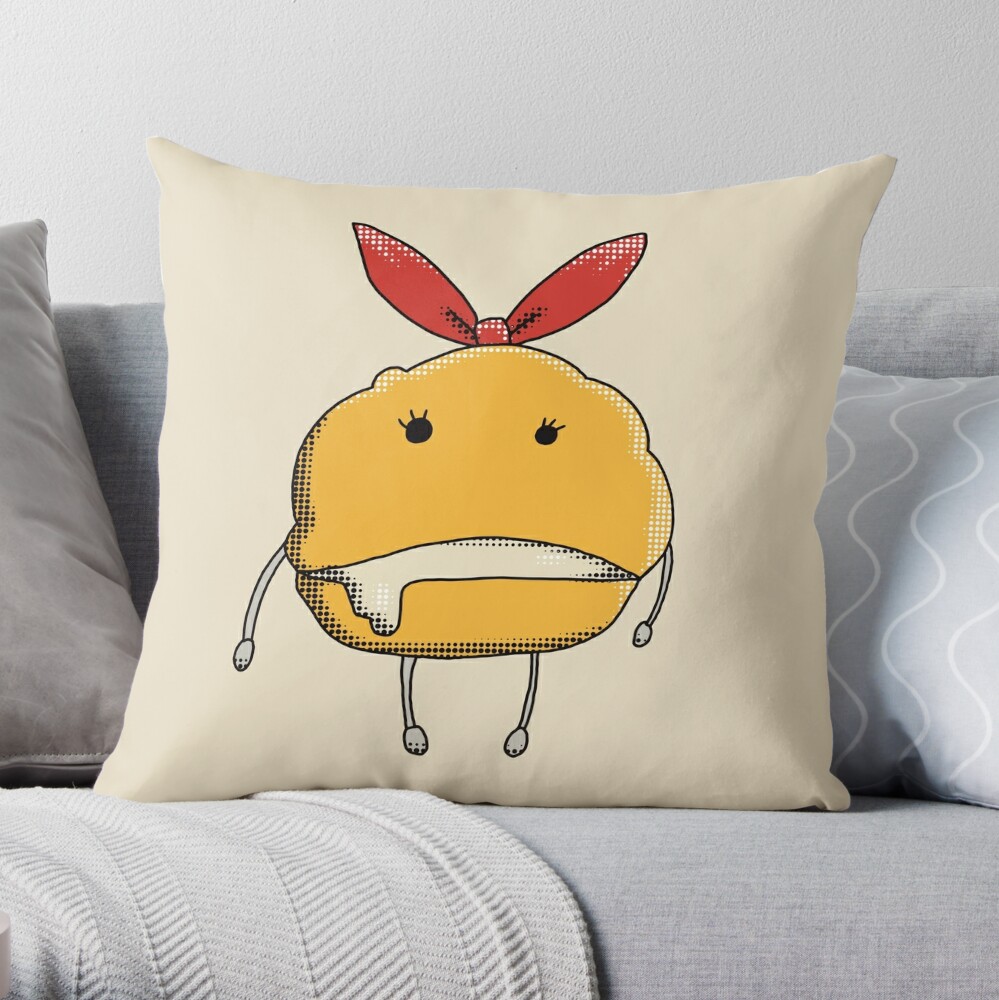 Watercolor Yellow Crest Throw Pillow in 2023  Throw pillow covers, Accent  pillow cover, Throw pillows