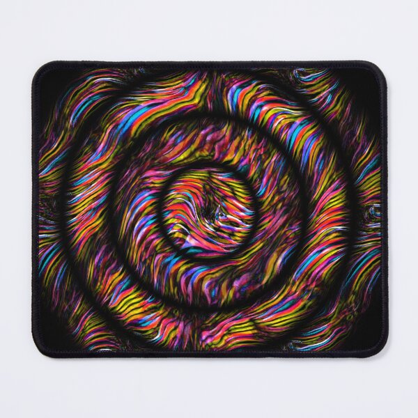 Item preview, red blue and gold concentric zigzag wave patterns designed and sold by mister-john.