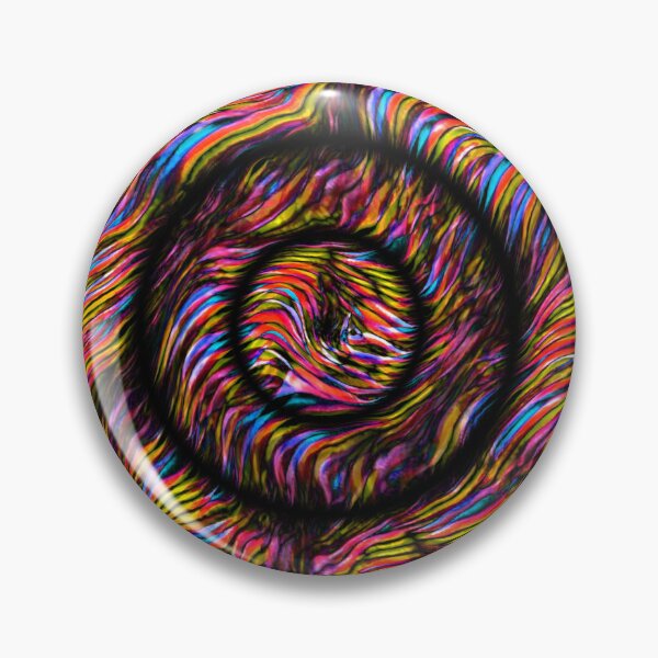 Item preview, red blue and gold concentric zigzag wave patterns designed and sold by mister-john.