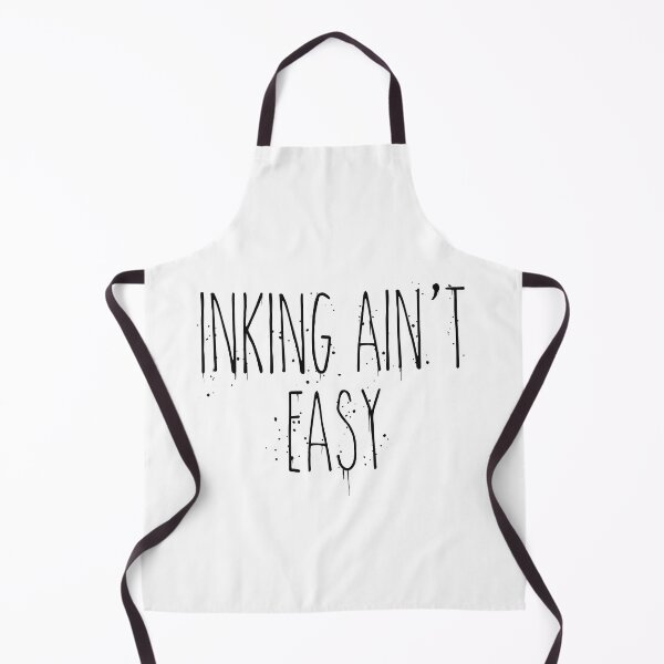 Item preview, Inking Ain’t Easy - Tattoo Artist - Black Script designed and sold by Mitch616Art.