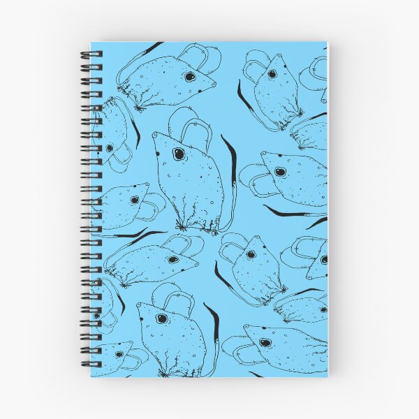 Item preview, TINY BUT MIGHTY BLACK x SKY BLUE RODENT MOUSE  designed and sold by GIVENGRACE.ART.
