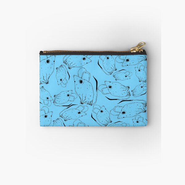 Item preview, TINY BUT MIGHTY BLACK x SKY BLUE RODENT MOUSE  designed and sold by GIVENGRACE.ART.