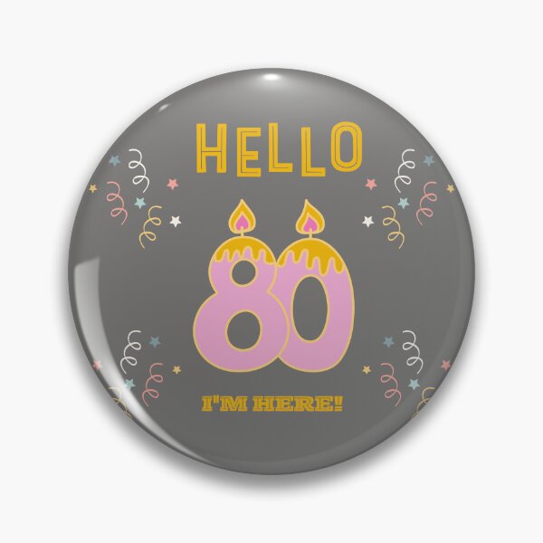 Item preview, 80th birthday designed and sold by misslizzyspin.