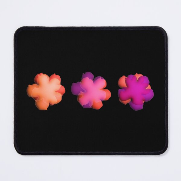 Item preview, Pop flowers 3D orange, purple, pink designed and sold by ladstudio.