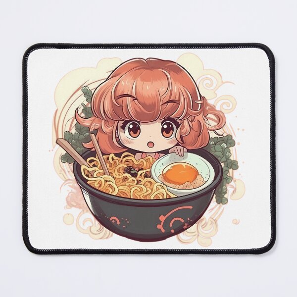 Item preview, Ramen soup with a girl designed and sold by luxlasors543.