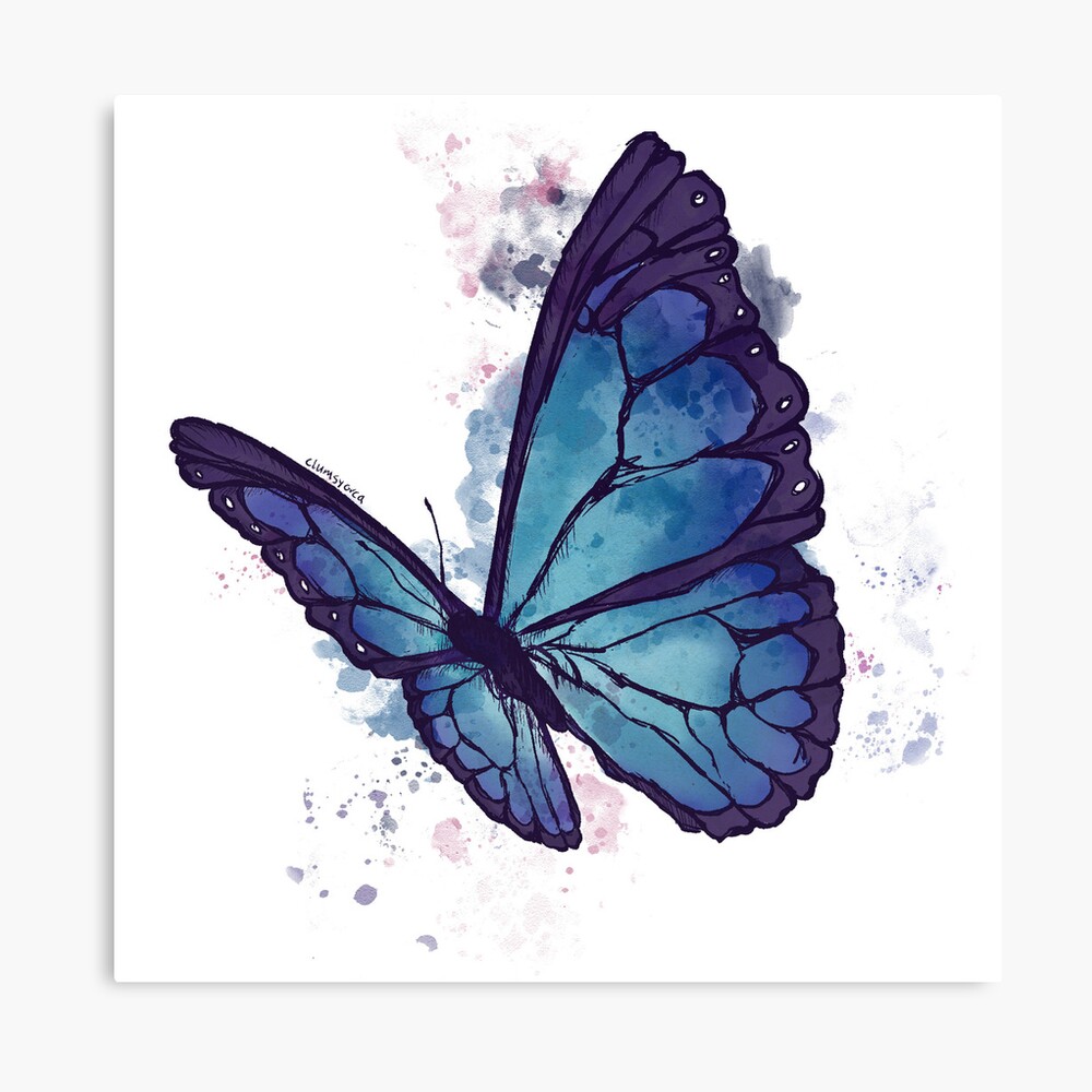 Impression aquarelle papillon - Art aquarelle papillon - Cadeau de