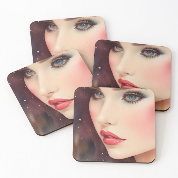 Item preview, Enchanting Woman Watercolor Portrait - Cool Art designed and sold by joejiing.
