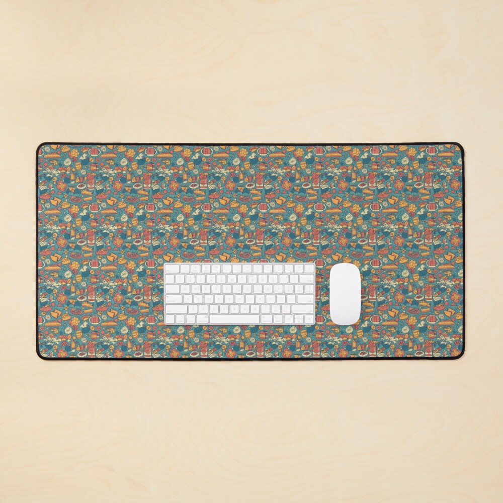 Vista previa del artículo con la obra «Alfombrilla de escritorio», diseñado y vendido por PixelPatchwork.