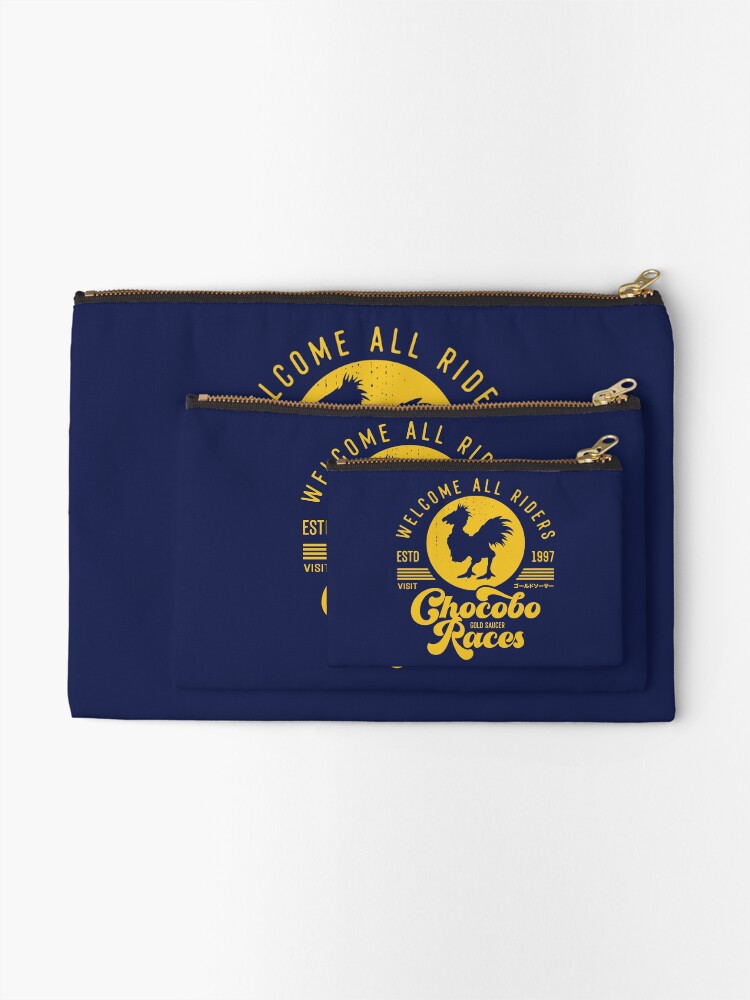 Thumbnail 2 of 4, Zipper Pouch, Chocobo Races Crest designed and sold by Lagelantee.