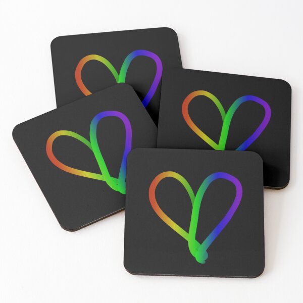 Item preview, Rainbow Heart Doodle designed and sold by AlwaysHollyJo.