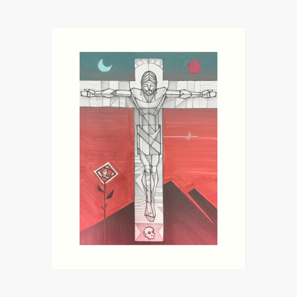 Item preview, Jesus Christ at Cross illustration designed and sold by Bernardo Ramonfaur.