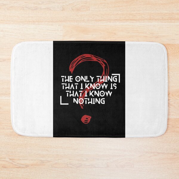 Item preview, The only thing that I know is that I know nothing designed and sold by zeitgeistempire.
