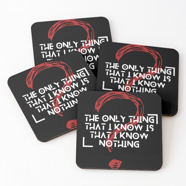 Item preview, The only thing that I know is that I know nothing designed and sold by zeitgeistempire.