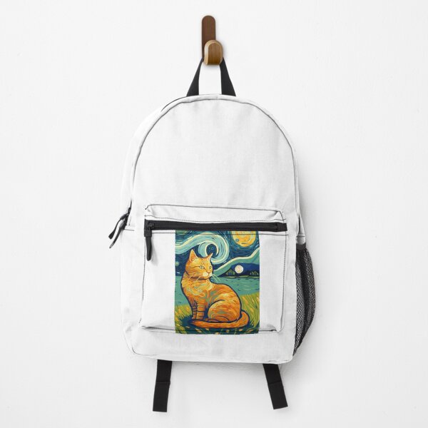 Item preview, Van gogh Starry night Orange Cat designed and sold by Vangoholic.