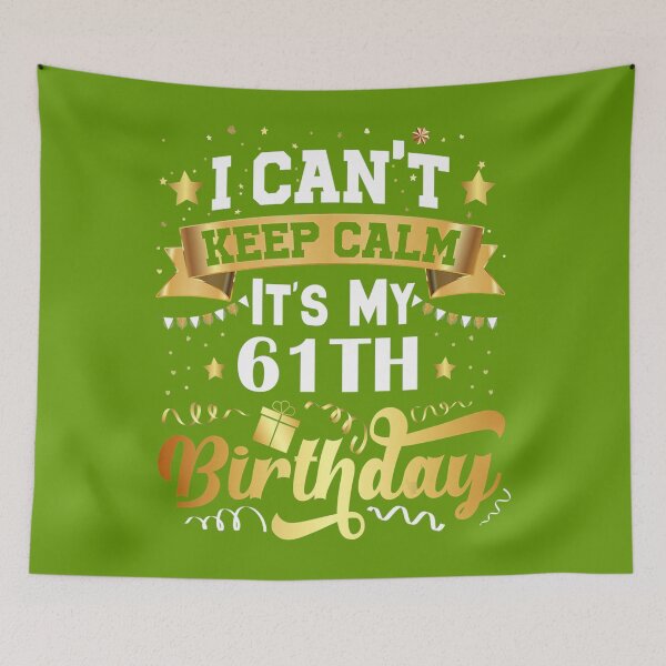 Item preview, 61 Year Old Birthday 	 Party 	 Idea 61th Birthday 	 	 designed and sold by ynqzdfrnvv48.
