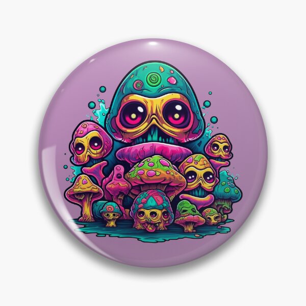 Item preview, psychedelic mushrooms designed and sold by BuildWear.