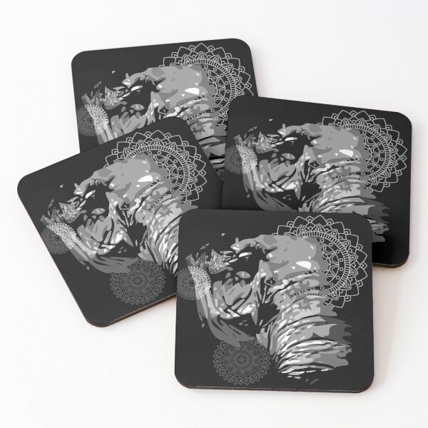 Item preview, Elephant in Mandalas, Decorative Elephant designed and sold by KramMargot.