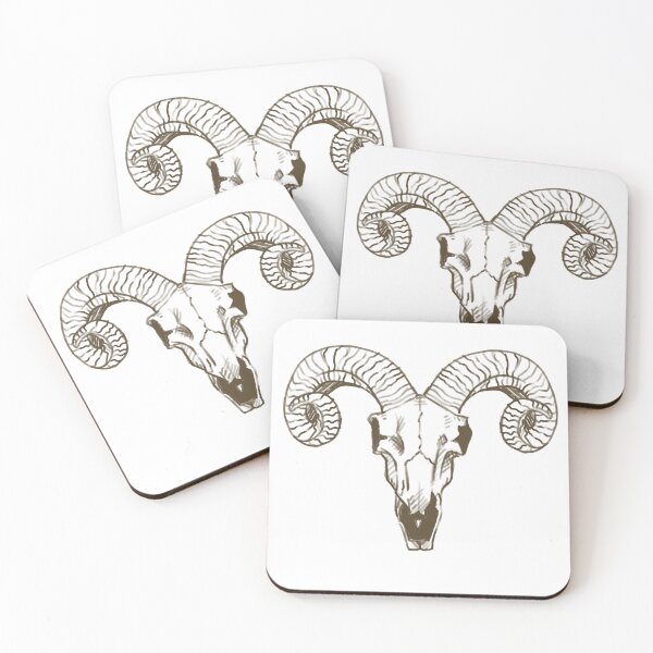 Item preview,  Ram Skull Poster for Your Home Decor designed and sold by klyndastrawn.