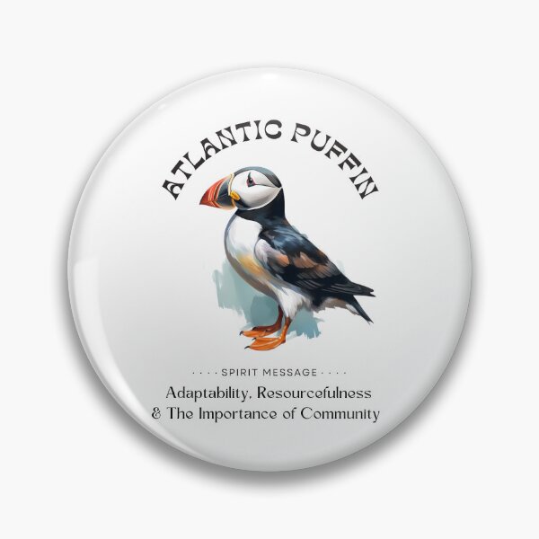 Artikelvorschau, Atlantic Puffin : Spirit Message Series entworfen und verkauft von MTJ-Mushrooms.