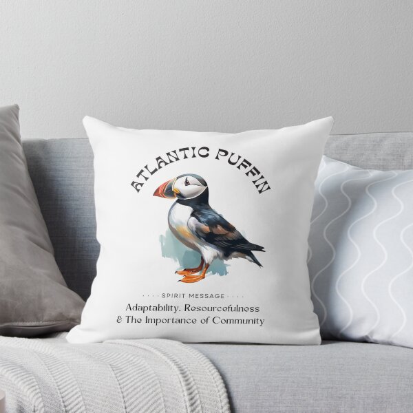Aperçu de l'œuvre Atlantic Puffin : Spirit Message Series créée et vendue par MTJ-Mushrooms.