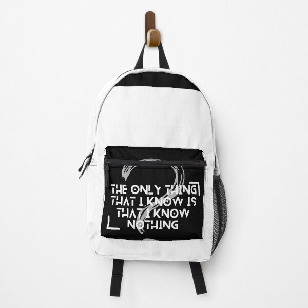 Item preview, "The only thing that I know is that I know nothing" 2 designed and sold by zeitgeistempire.