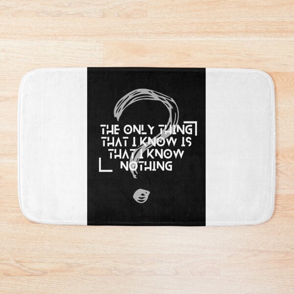 Item preview, "The only thing that I know is that I know nothing" 2 designed and sold by zeitgeistempire.