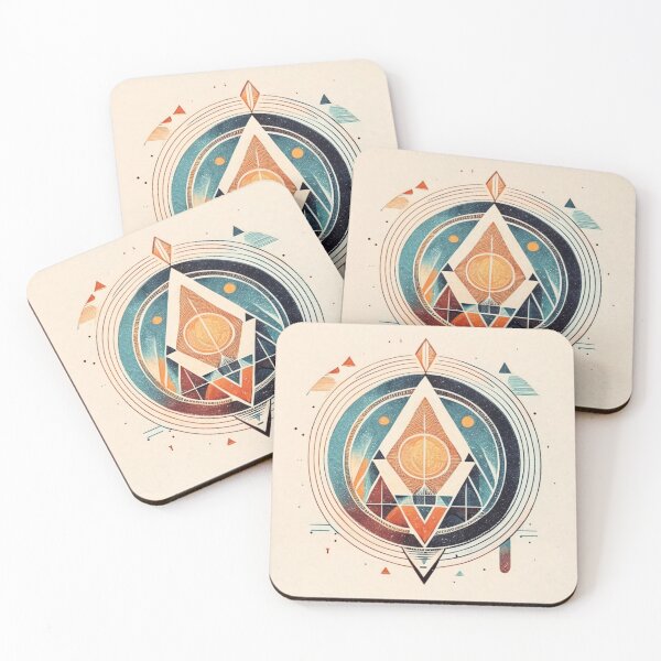 Item preview, Geometric pattern, abstract, triangle, circle, equity goal, intention, justice, reason, journey, fit, new story designed and sold by Gugurat.