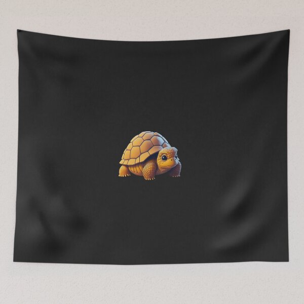 Item preview, Very Cute Galapagos Tortoise Digital Art designed and sold by ChibiArtline.